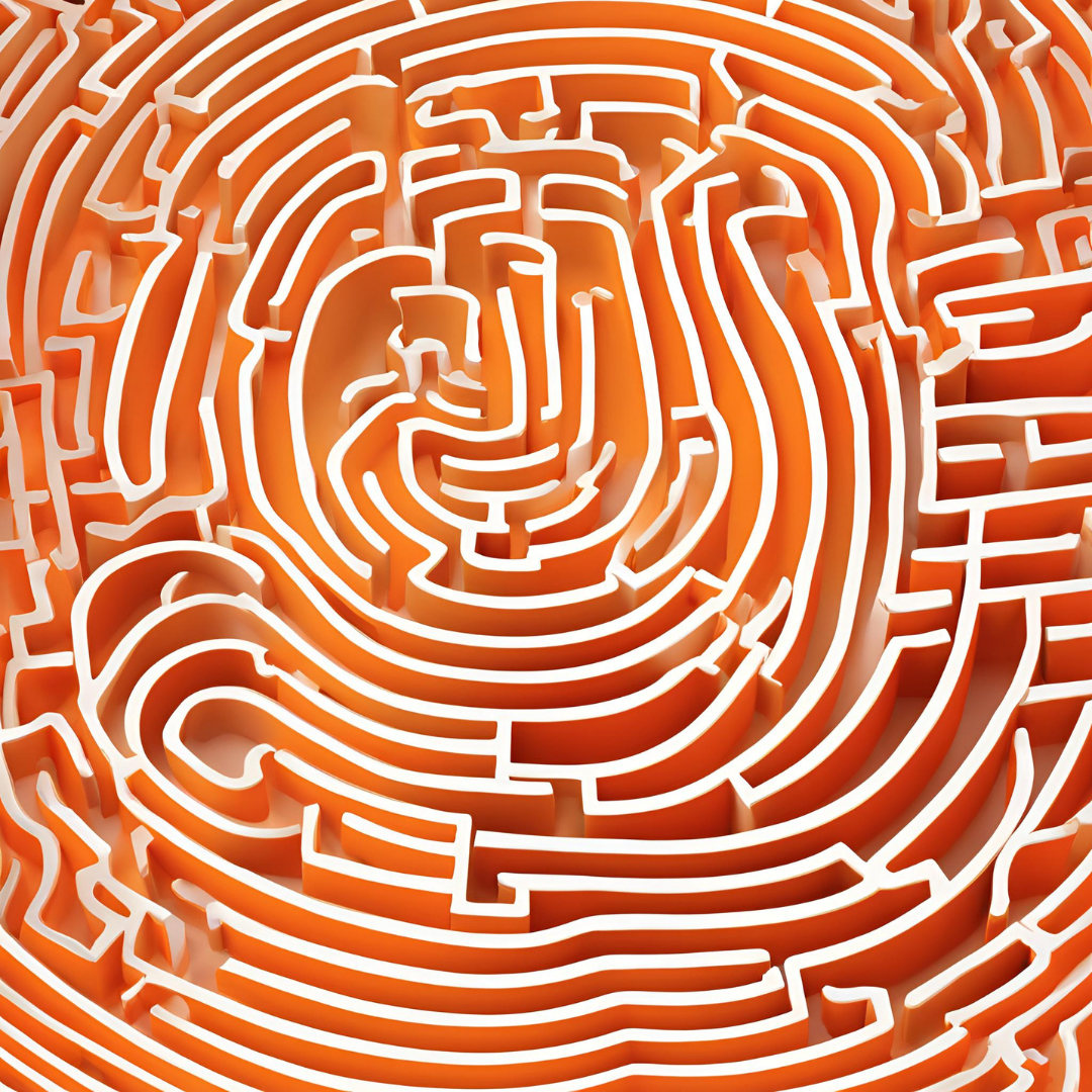 Make a maze of a slice of an orange in color.png