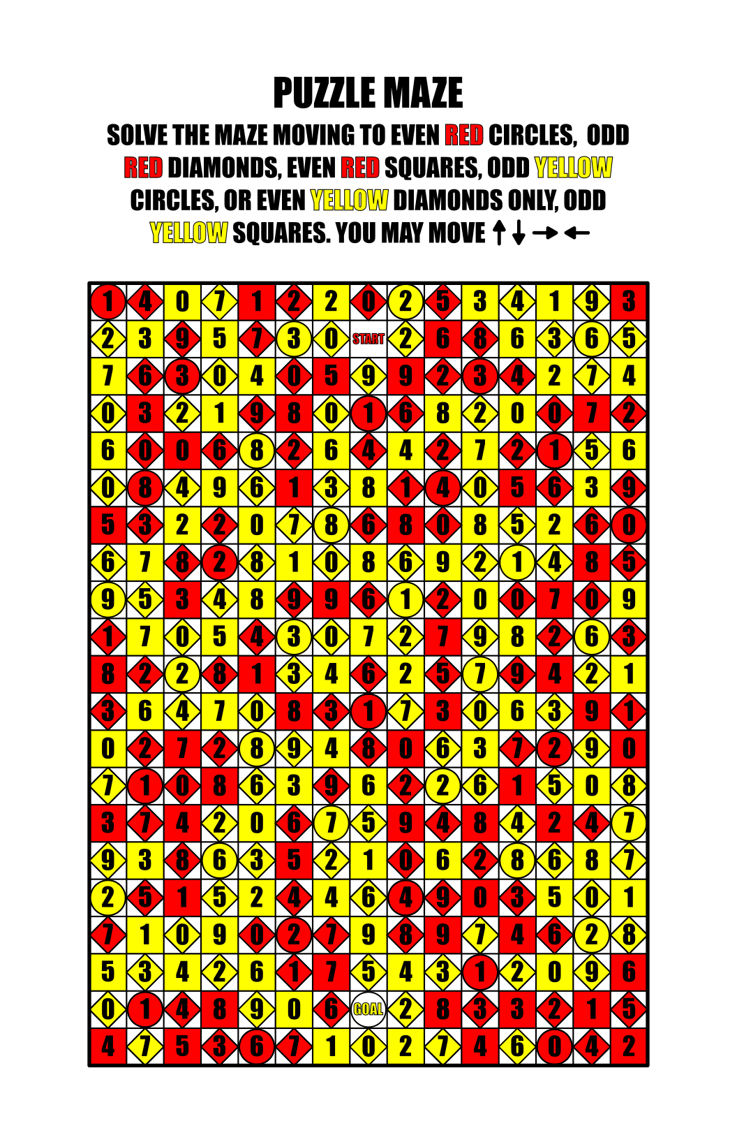 Weekly Hard Maze #8 - Puzzle Maze #1