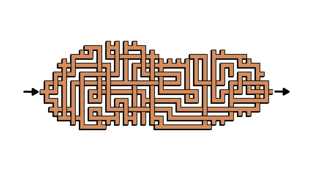 Weaving Peanut Maze