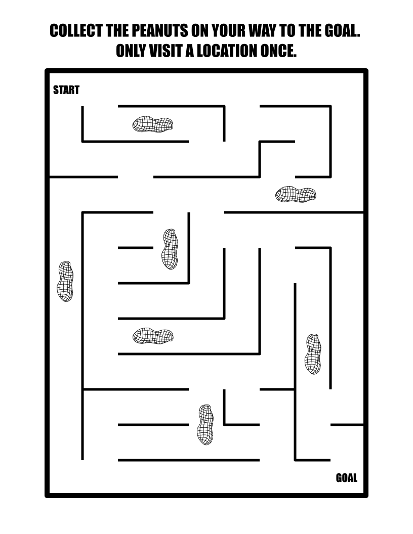 Collect the Peanuts Maze