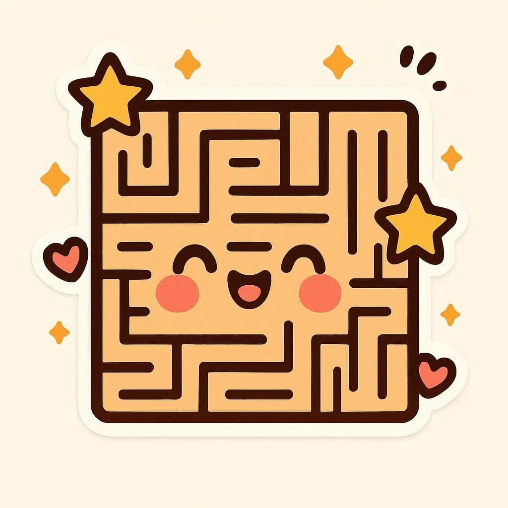 Bing - cartoon Sticker template