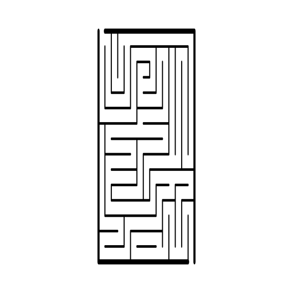 Skinny maze
