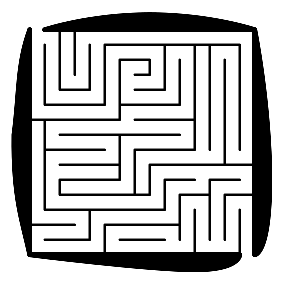 bubble outer walls maze