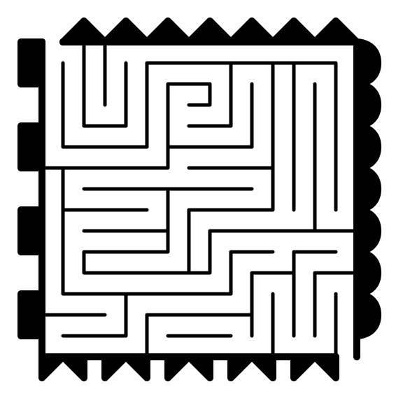 outer wall variation maze