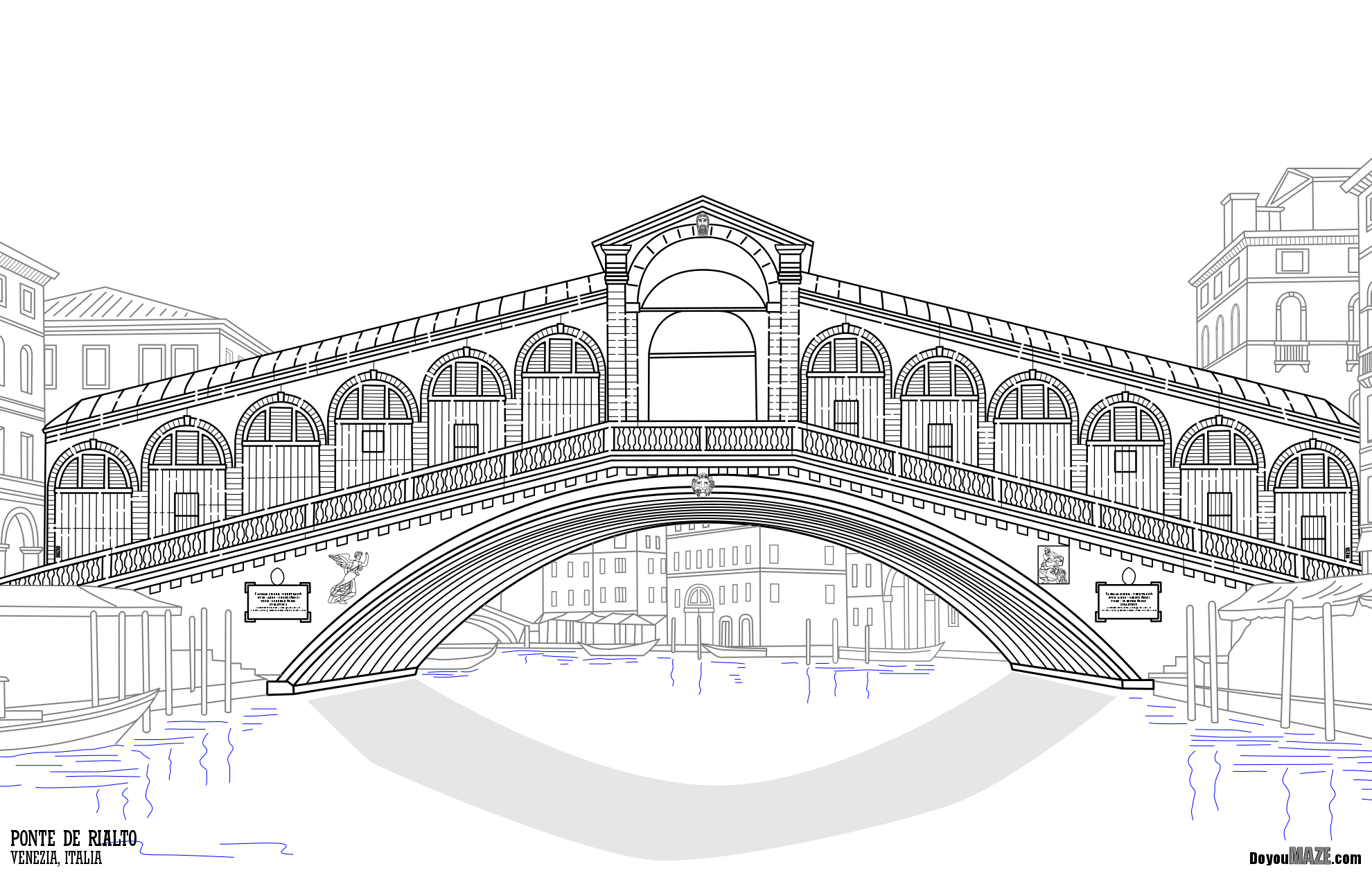 Maze artwork of famous Italian sites and locations !