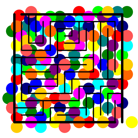 all dotted maze