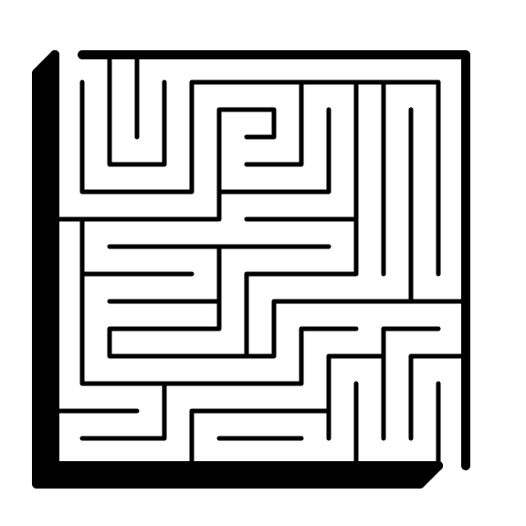3d shadow maze