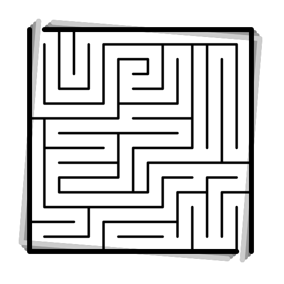 rotating greys maze