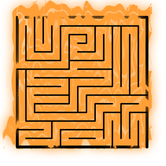 Maze on fire