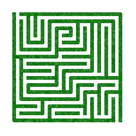 Hedge maze illustration