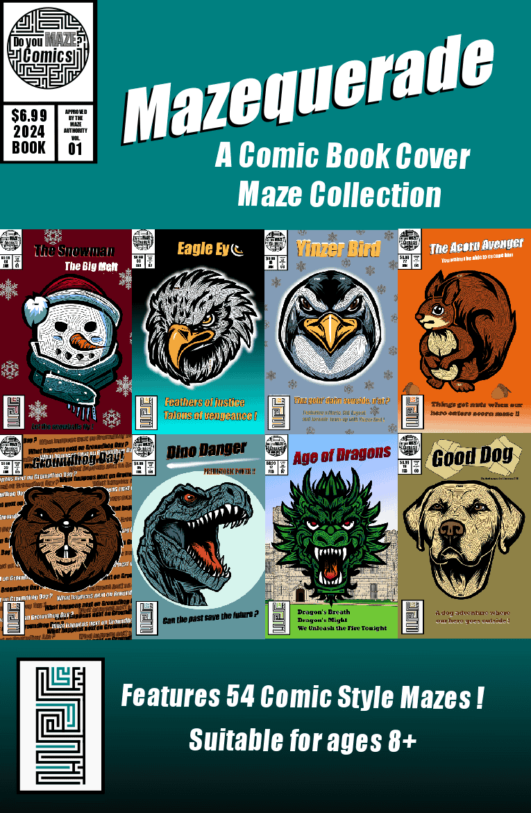 Mazequerade Comic Book Cover Vol 1