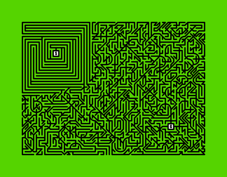 Hard On Line Mega Maze #3