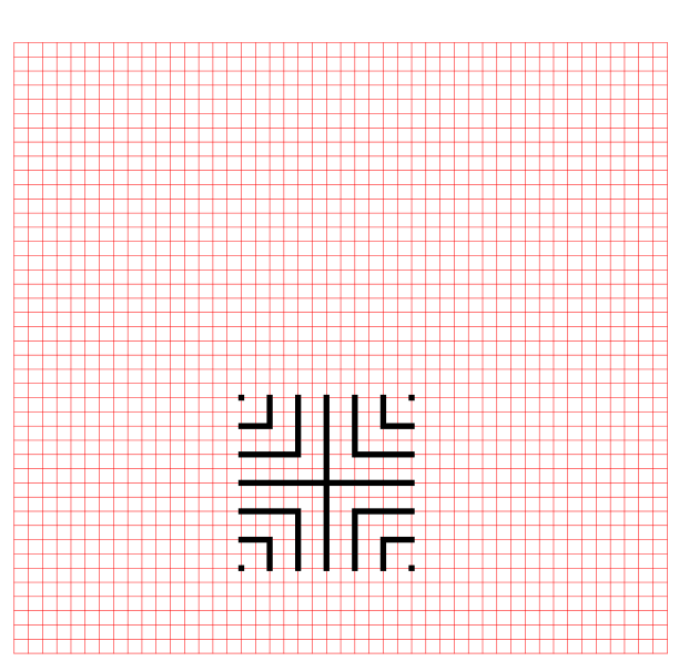 11 Circuit Classical Labyrinth with grids - Part 1