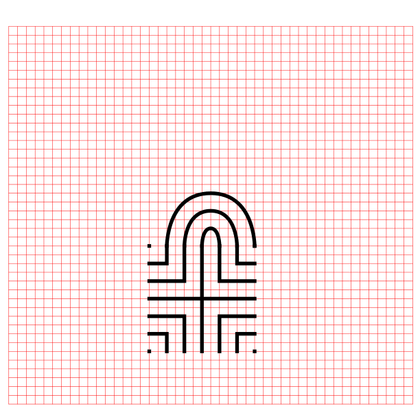 11 Circuit Classical Labyrinth with grids - Part 4