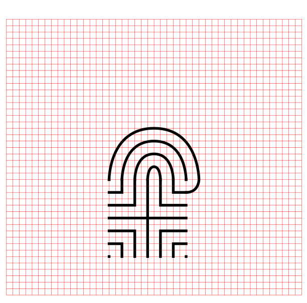 11 Circuit Classical Labyrinth with grids - Part 5