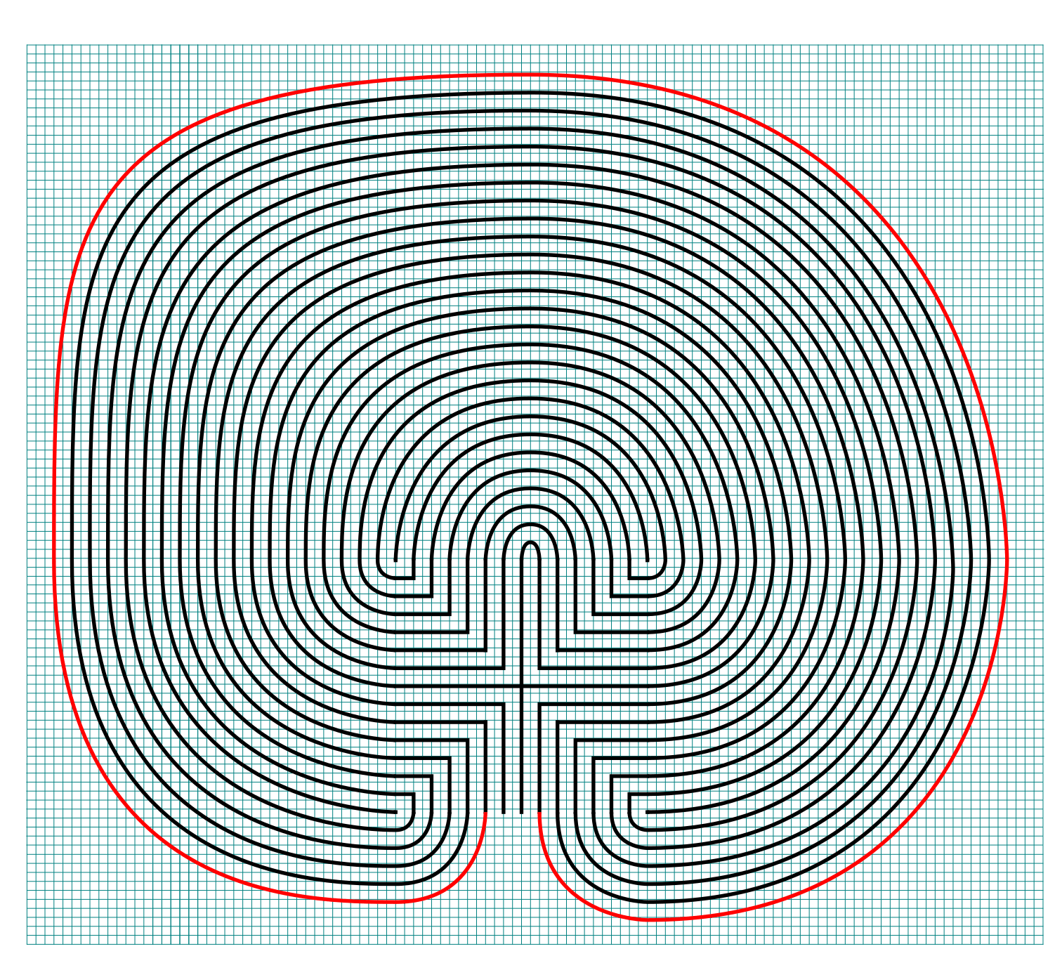How to Draw a Massive 27 Circuit Labyrinth — Free Printable Mazes for ...