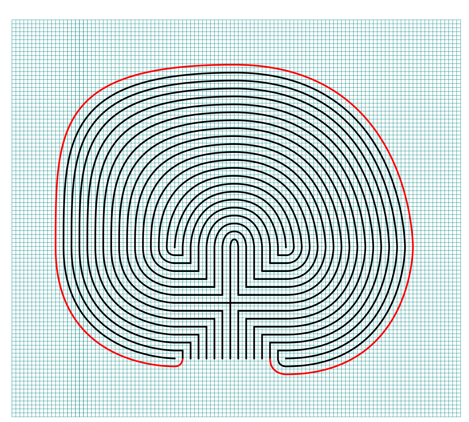 How to Draw a Massive 27 Circuit Labyrinth — Free Printable Mazes for ...