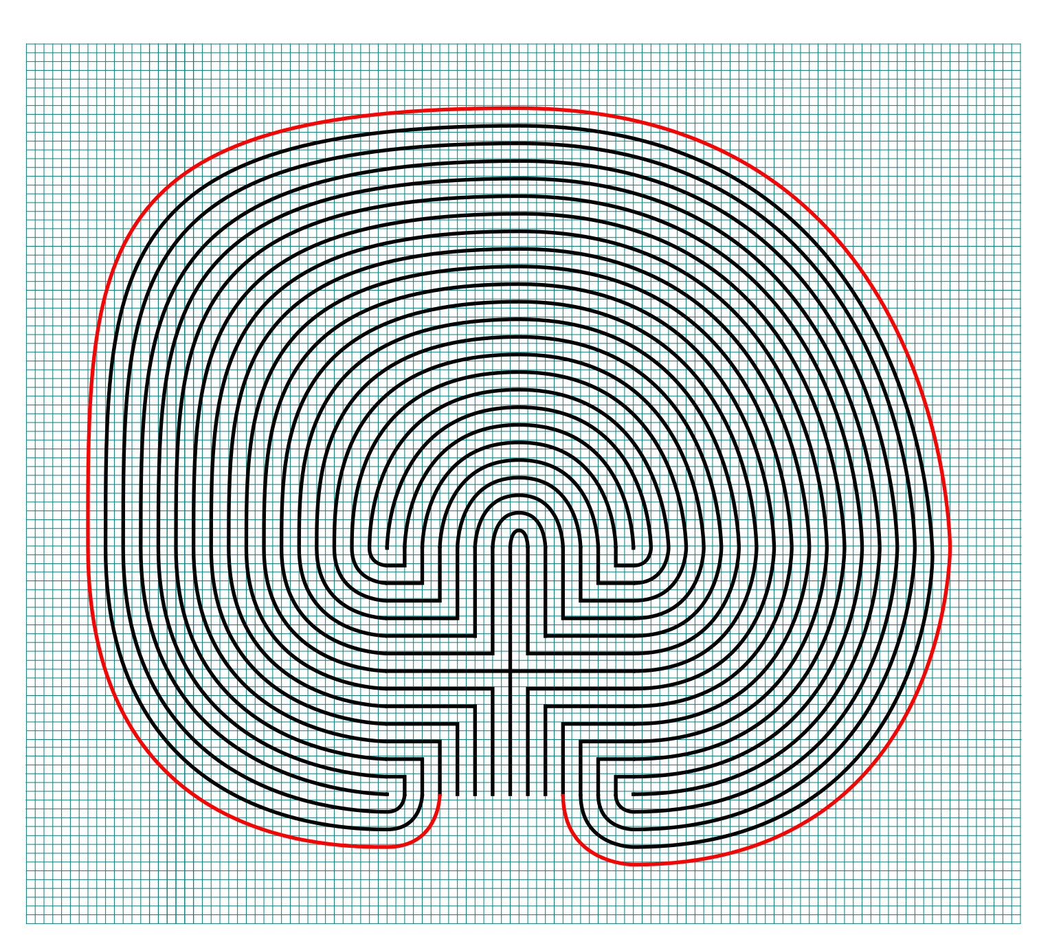 How to Draw a Massive 27 Circuit Labyrinth — Free Printable Mazes for ...