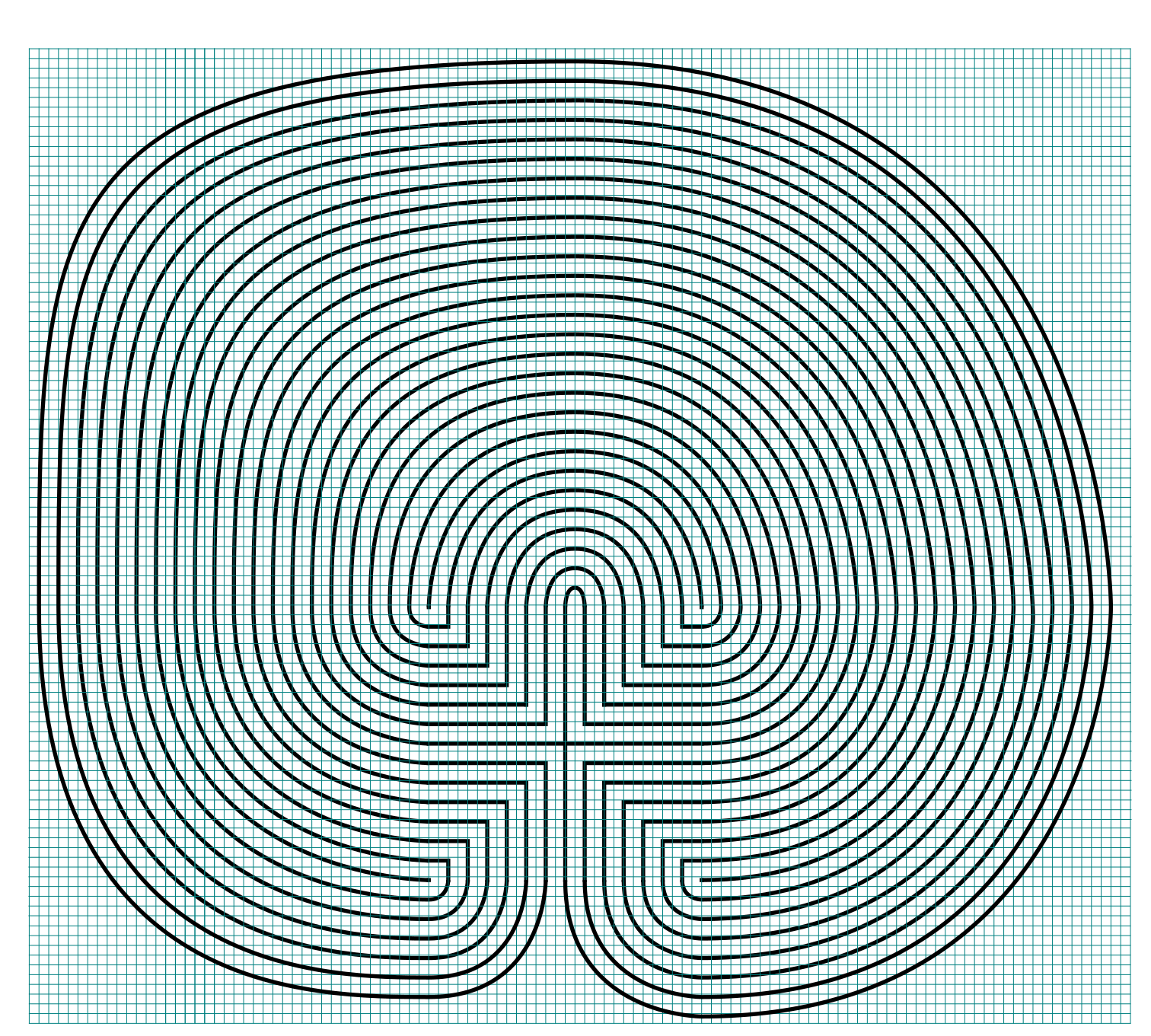 How to Draw a Massive 27 Circuit Labyrinth — Free Printable Mazes for ...