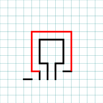 Square 3 circuit Labyrinth with grids Part 3