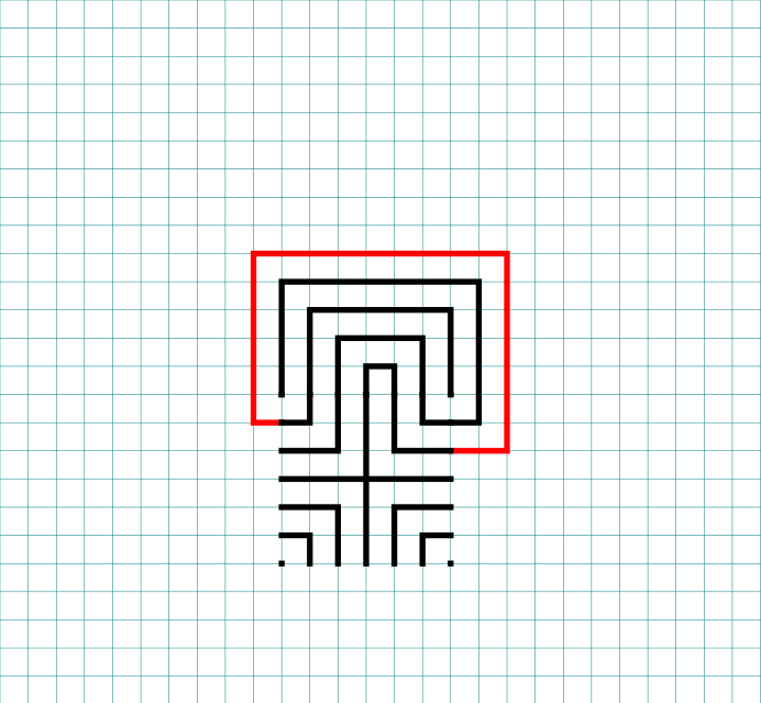 11 Circuit Square Labyrinth with grids - Part 6