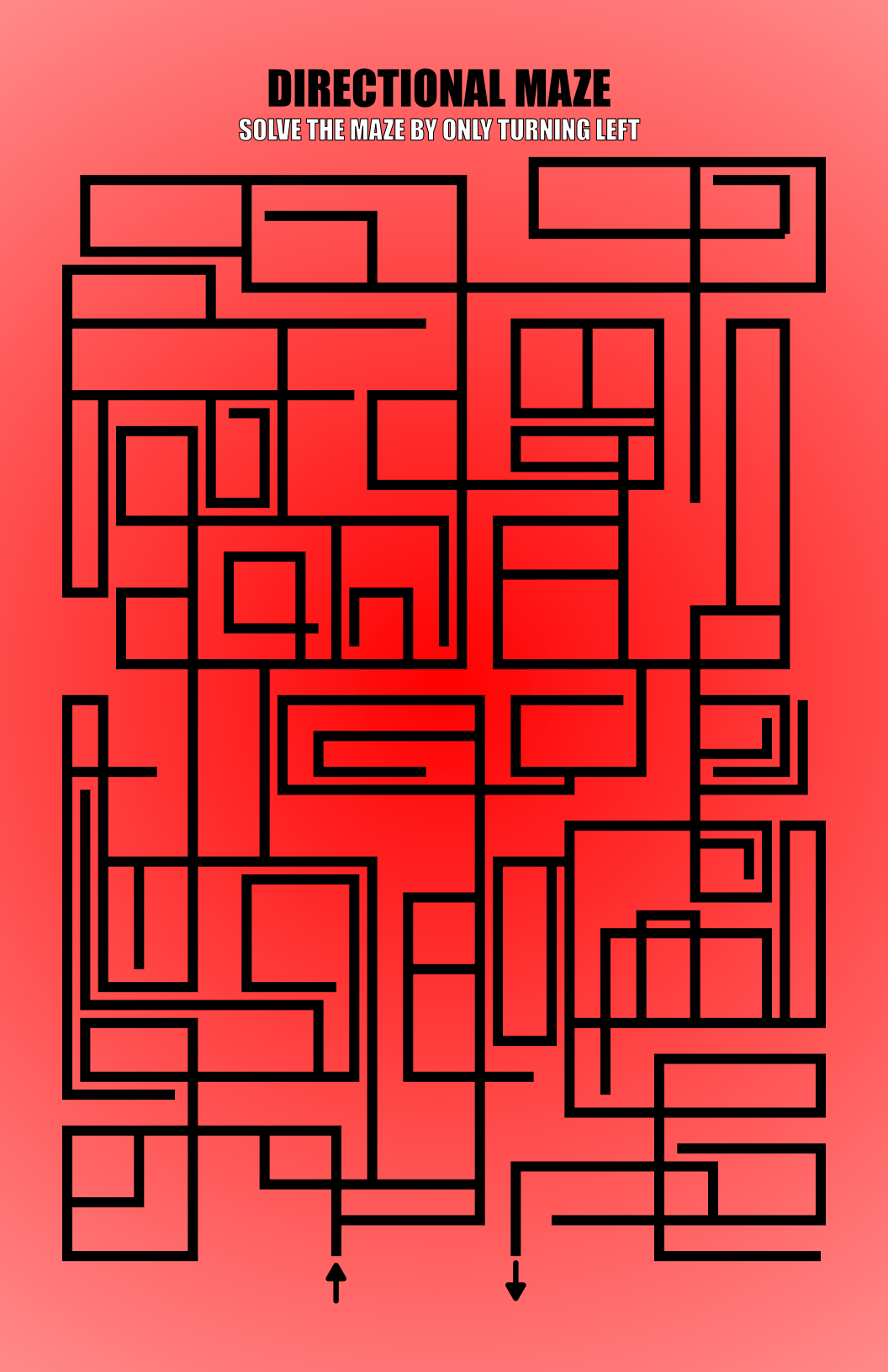 Weekly Hard Maze #22 - Directional Maze #1