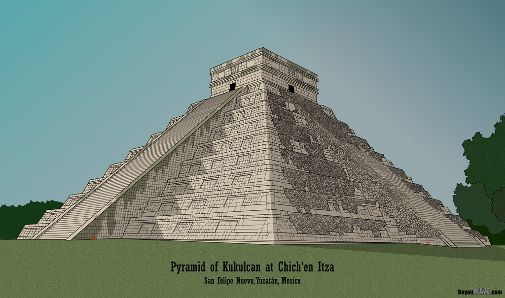 Chichen Itza Pyramid Maze updates