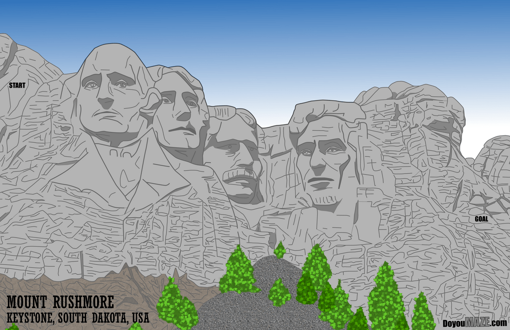 Mount Rushmore Maze
