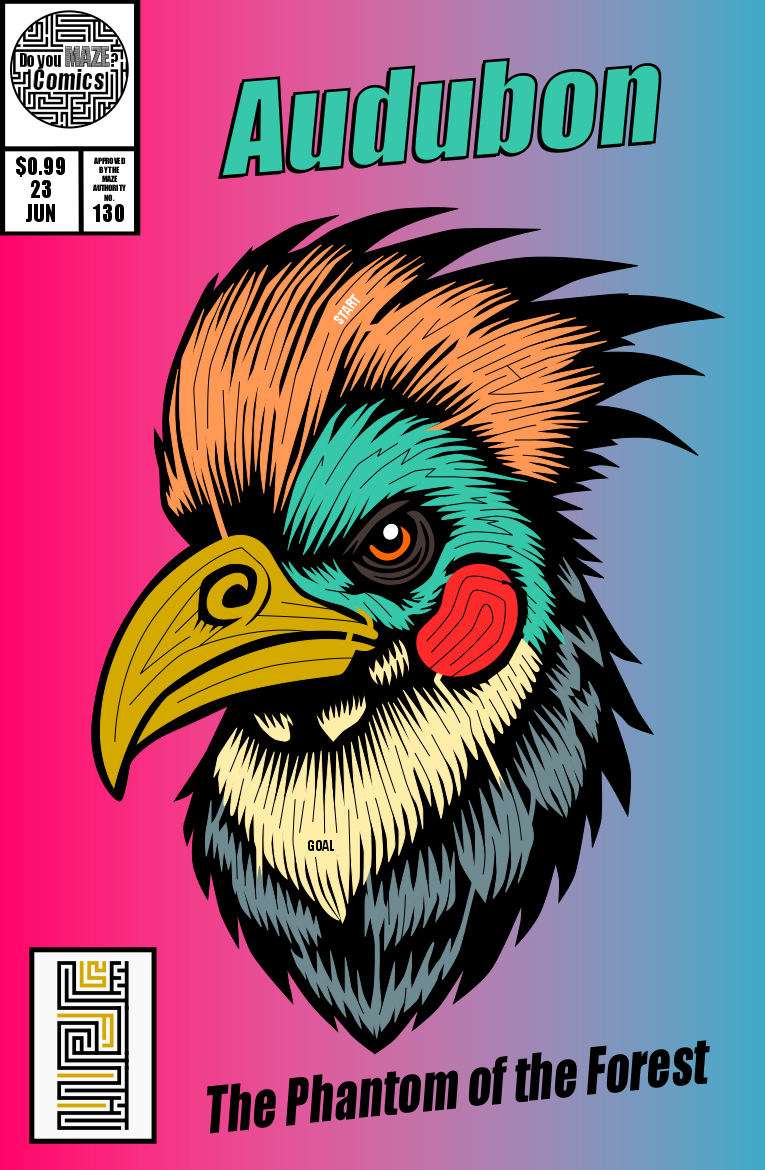 130 Hoatzin Maze Comic Book