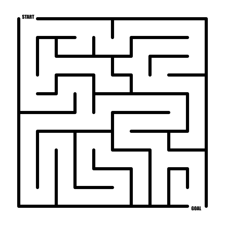 How to make a standard maze 2 written start