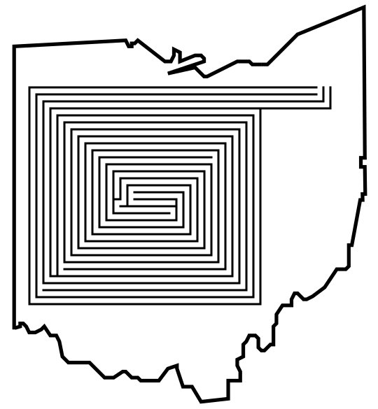 HOW TO MAKE A SPIRAL MAZE step 2.2