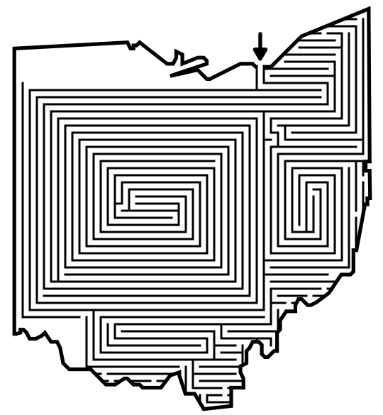 HOW TO MAKE A SPIRAL MAZE step 3.1