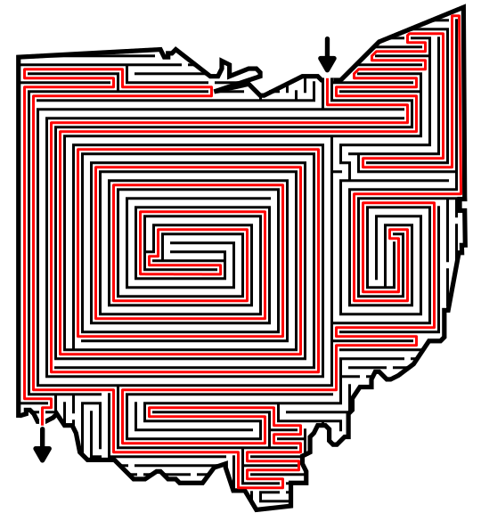 HOW TO MAKE A SPIRAL MAZE step 5 solution