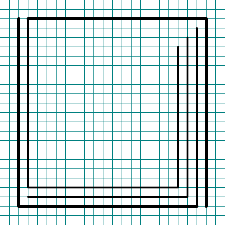 How to make a spiral maze step 2.1