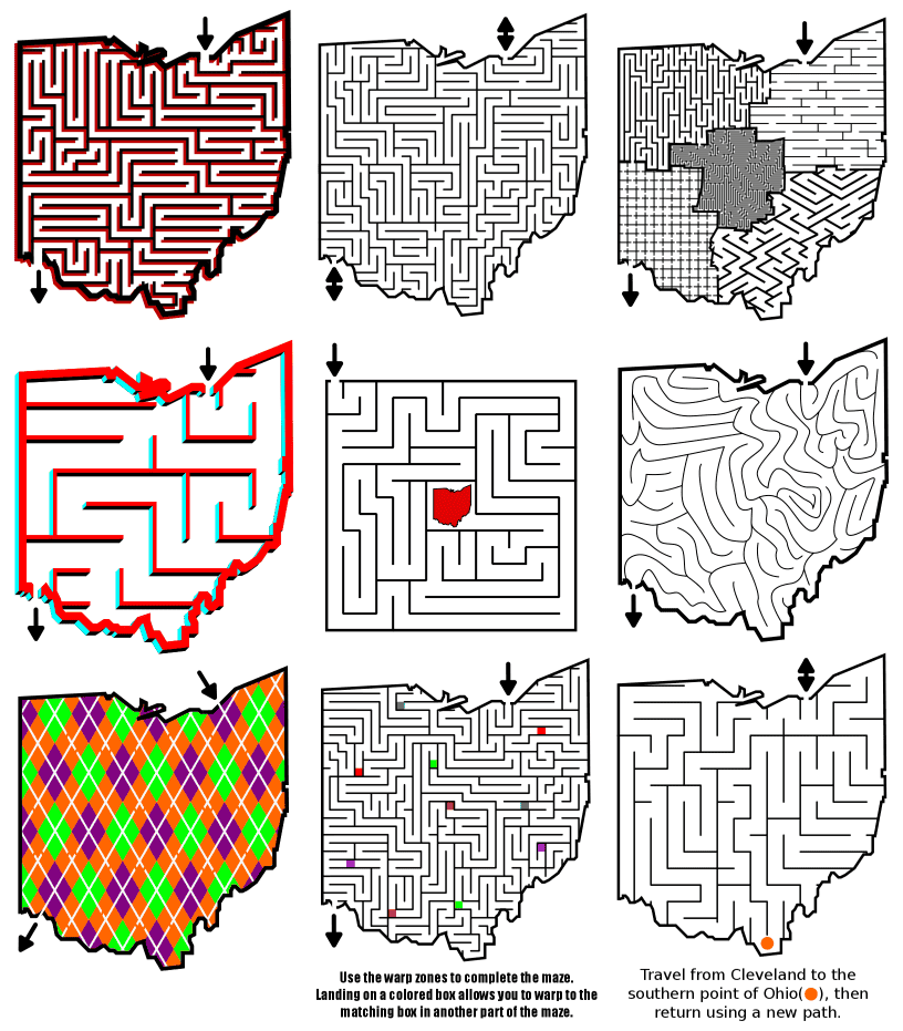 11 Maze types that are really just Design Choices  