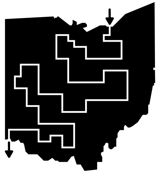 HOW TO MAKE A CUT-THRU MAZE PATHS STEP 2
