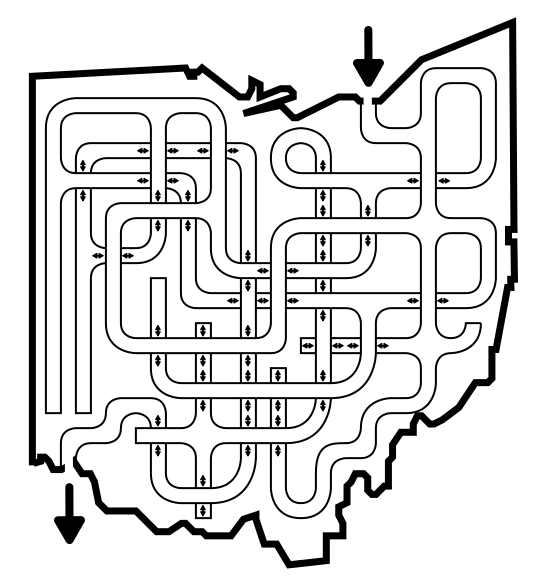 How to make a weaving maze step 4