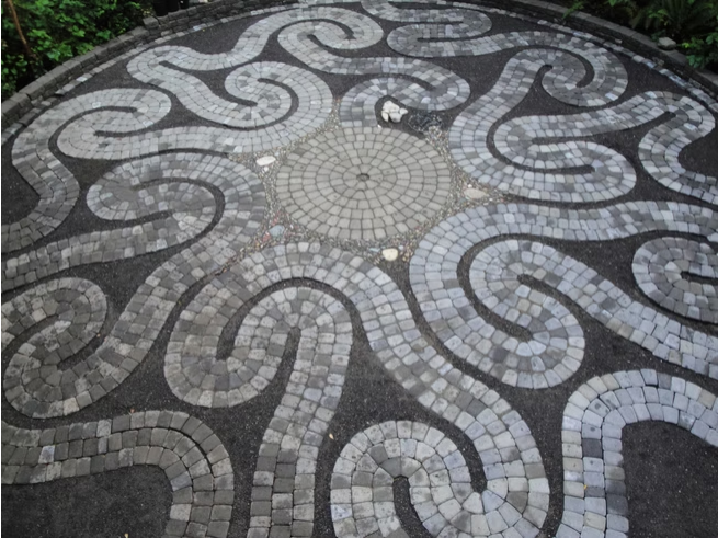 Blue Frog Nursery Celtic Spiral Labyrinth
