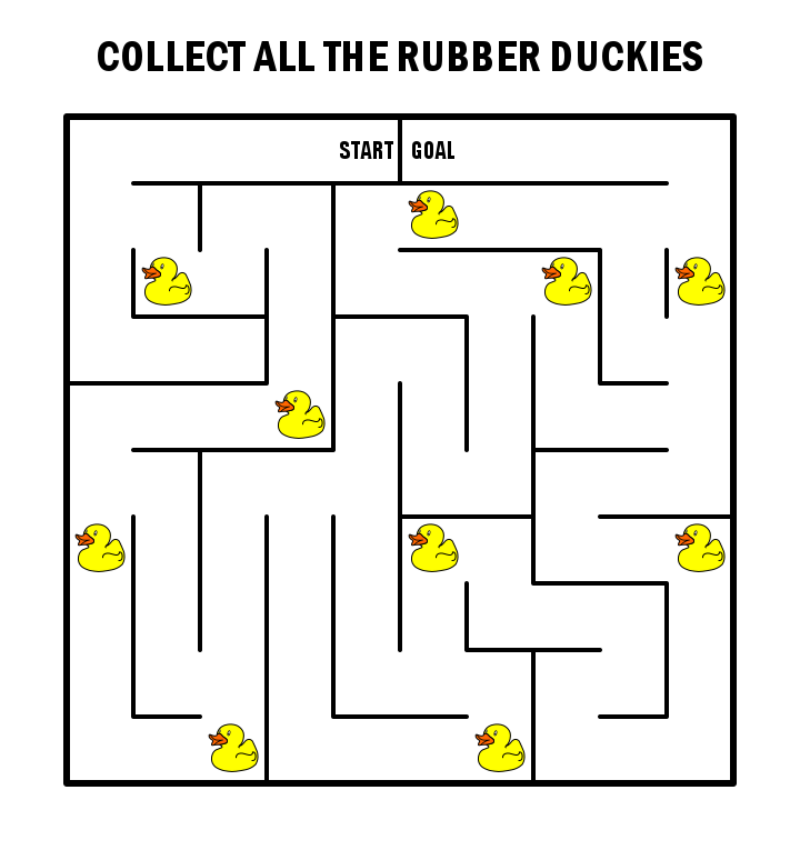 Kids Find Ducks Maze