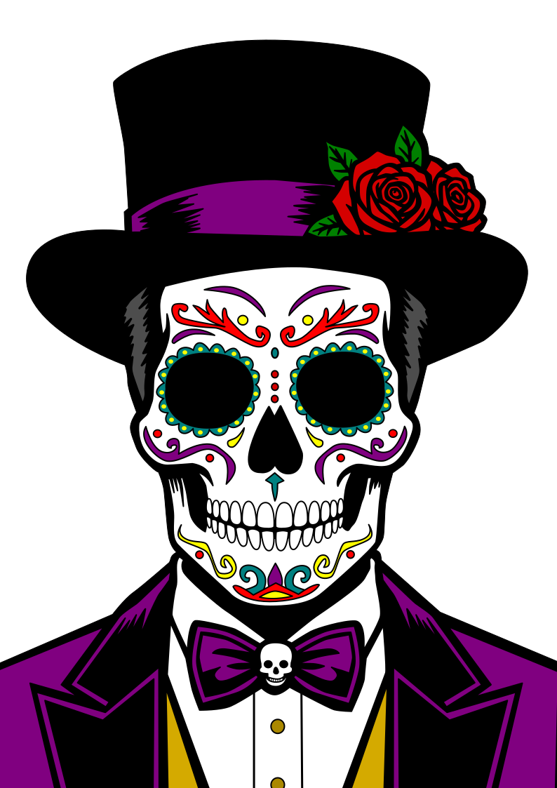 El Catrín Laberinto para Dia de Muertos