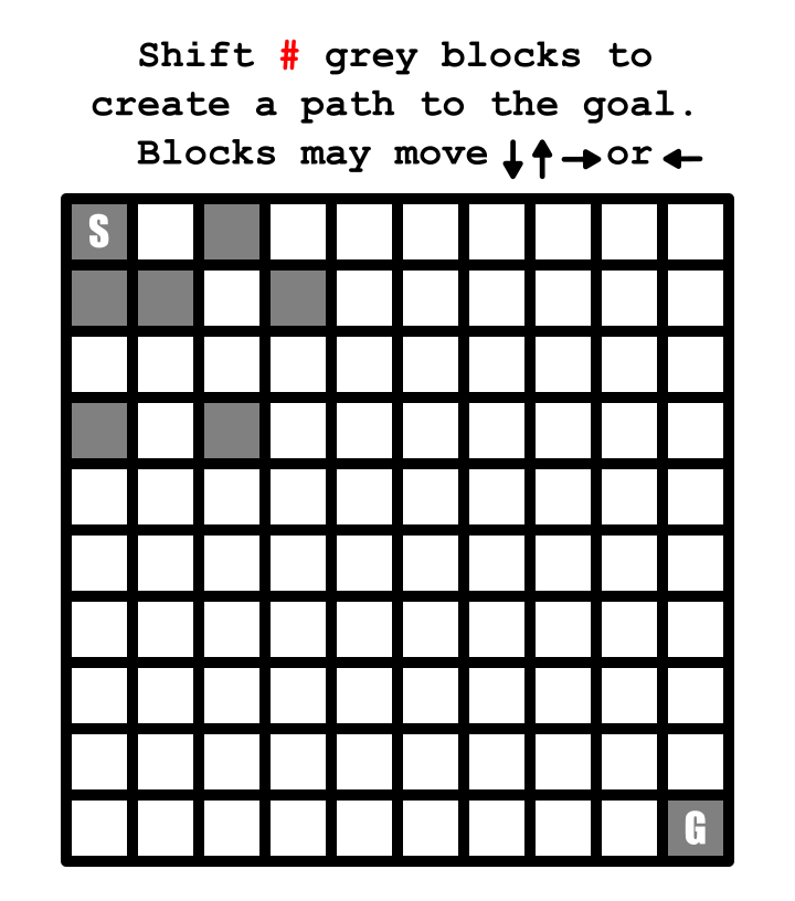 How to make a block move maze step 4