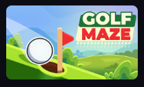 Golf Maze Logo - Crazy Games.
