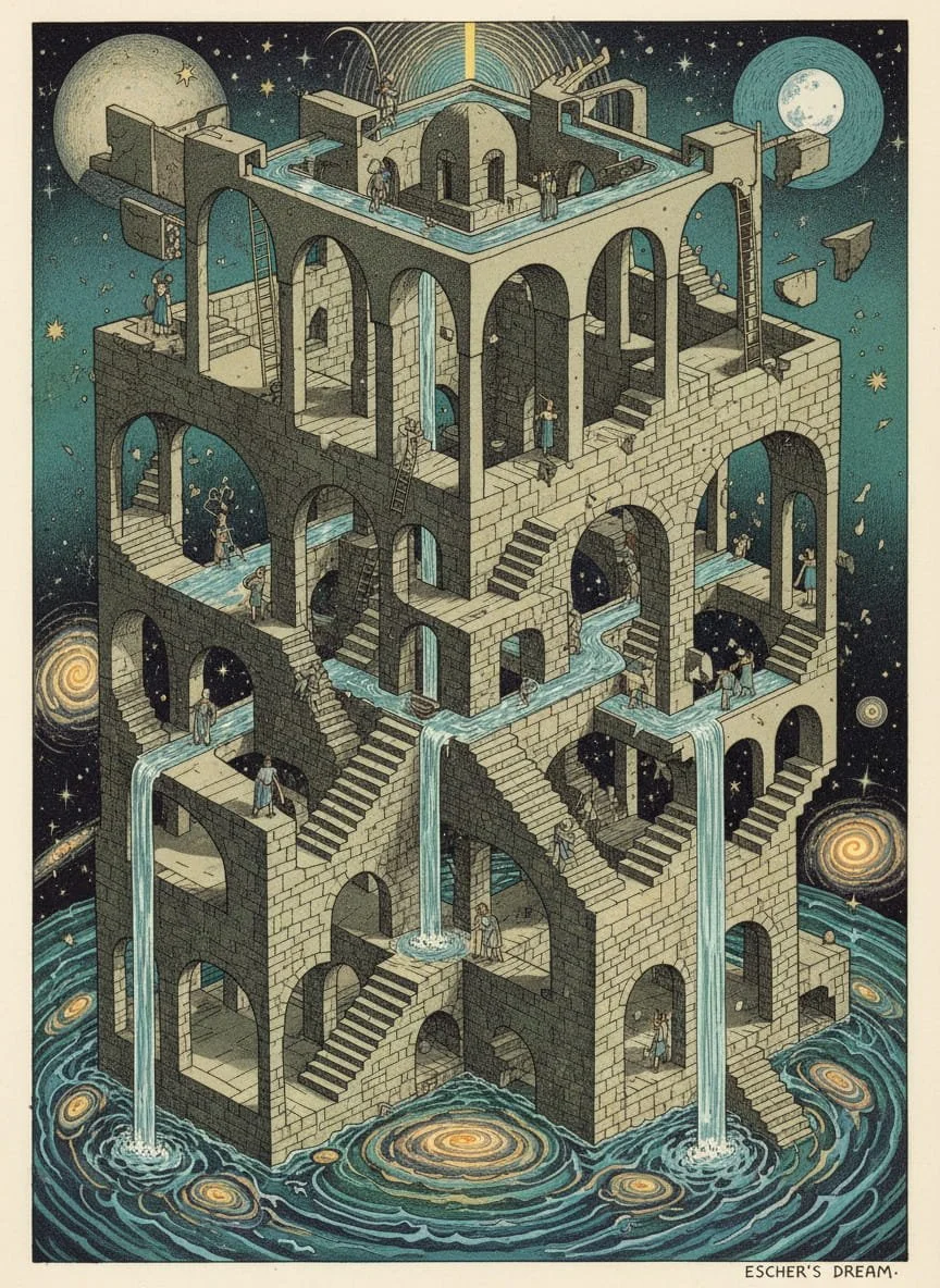 MC Escher Fantasy Labyrinth 2026