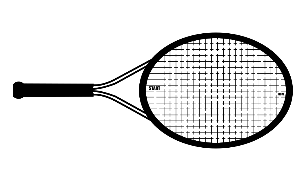 Tennis Racquet Maze