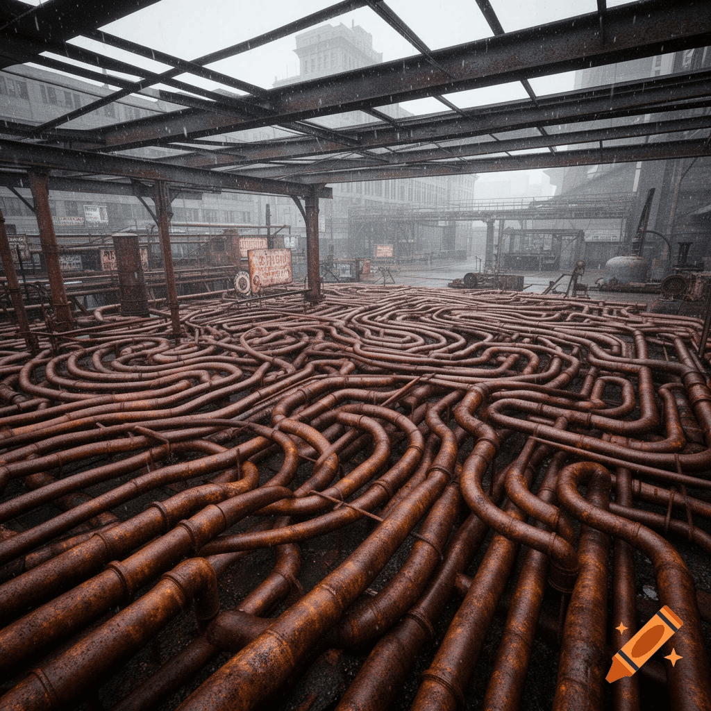 A maze made of pipes 2026