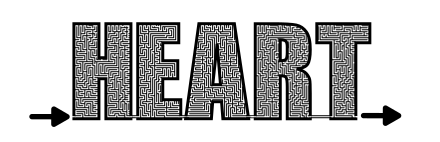 heart name maze