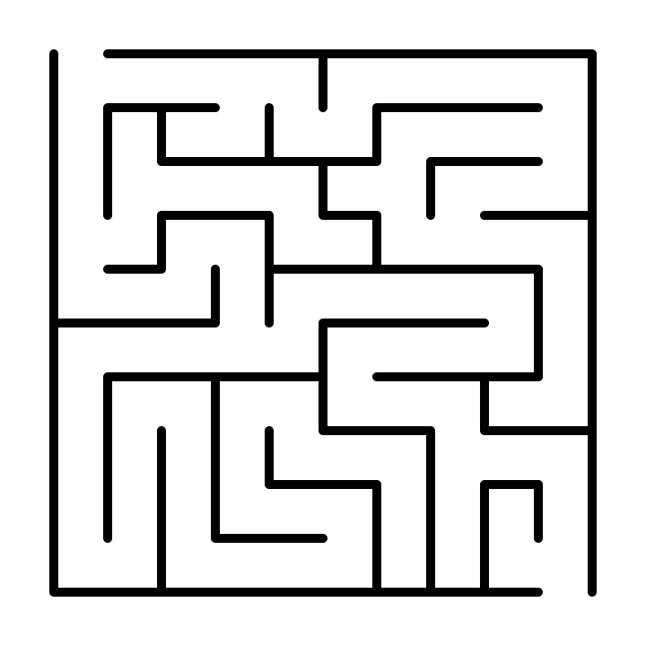 How to make a standard maze step 4.5