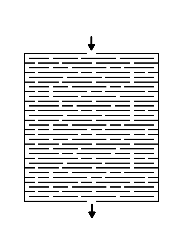 Vertical maze template