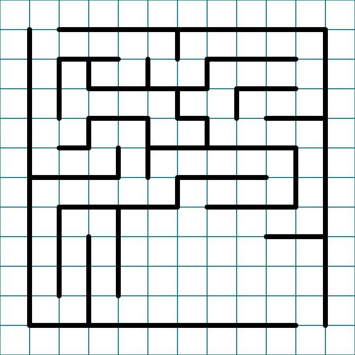 How to make a standard maze step 3.5