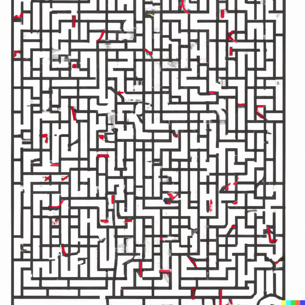 Making mazes with AI DallE2 — Do you maze?